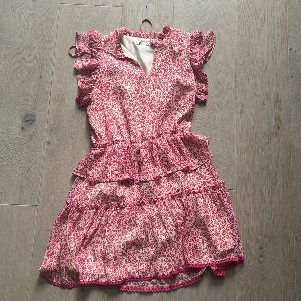 Pink flower joy joy dress